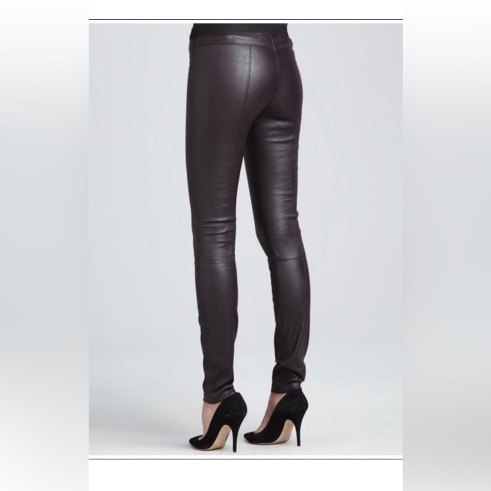 Theory - Ima Maximus lambskin leather pants / size 4 / Gray - Picture 14 of 15